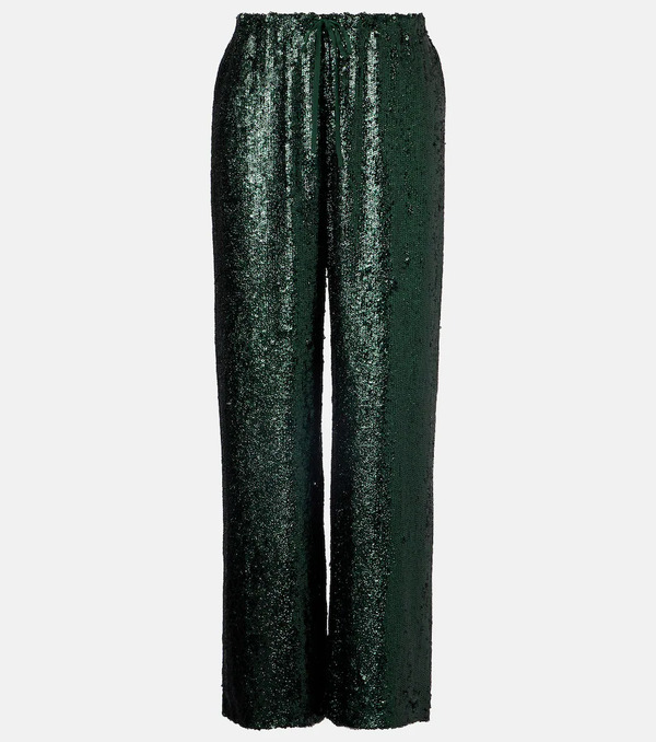  Dries Van Noten Dries Van Noten Sequined Straight Pants 