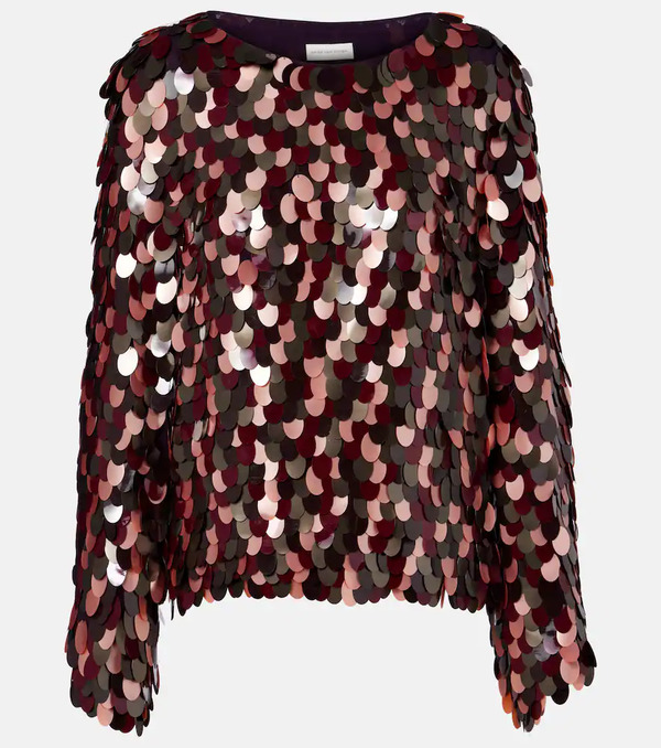  Dries Van Noten Dries Van Noten Sequined Top 