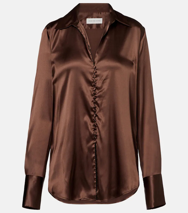  Dries Van Noten Dries Van Noten Silk-blend Shirt 