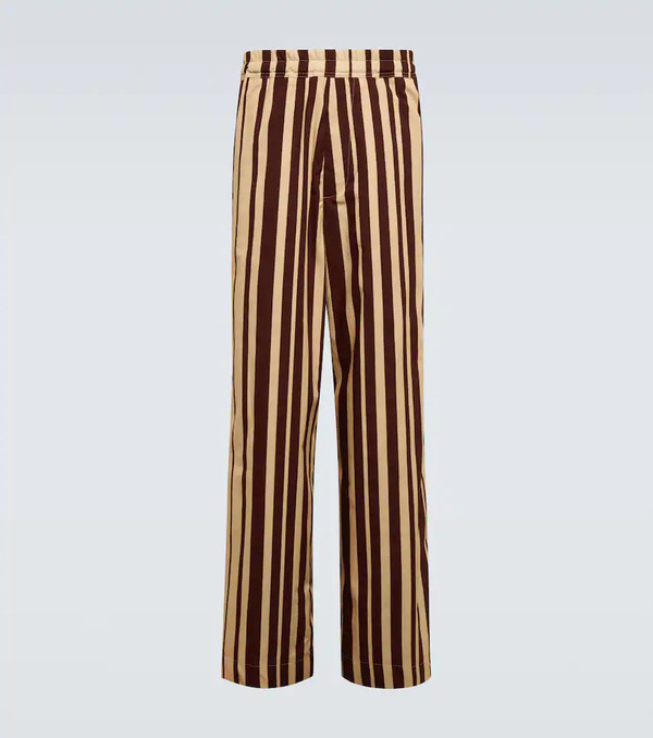  Dries Van Noten Dries Van Noten Striped Wide-leg Pants 