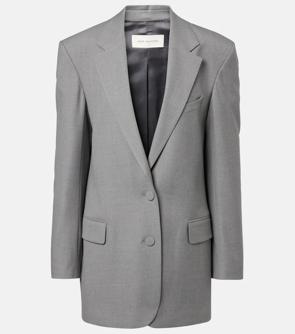  Dries Van Noten Dries Van Noten Wool-blend Blazer 