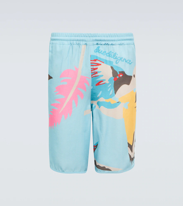  Due Diligence Due Diligence Printed Shorts 