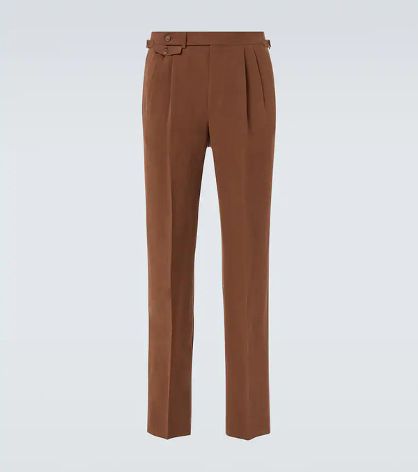  Dunhill Dunhill Linen Tapered Pants 