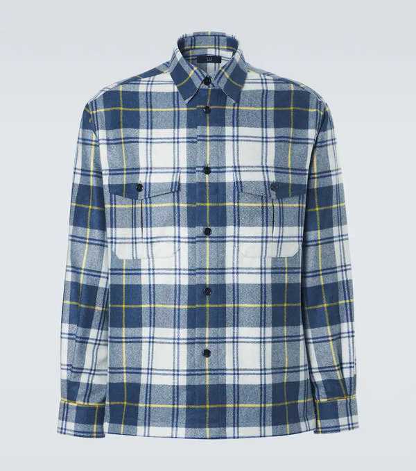  Dunhill Dunhill Plaid Cashmere Overshirt 