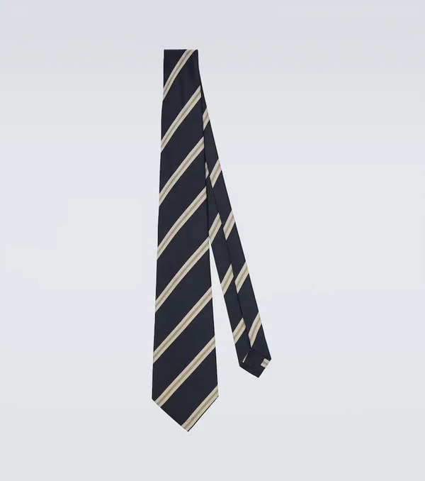  Dunhill Dunhill Striped Silk Tie 