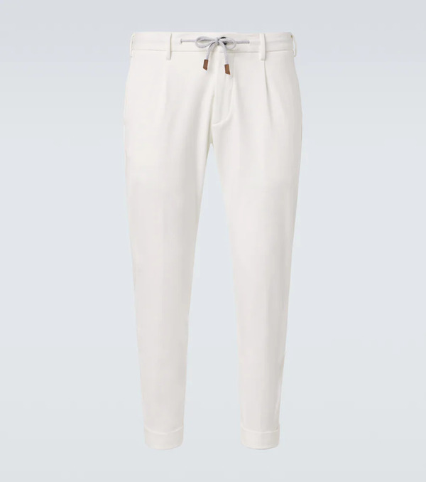  Eleventy Eleventy Cotton-blend Slim Pants 