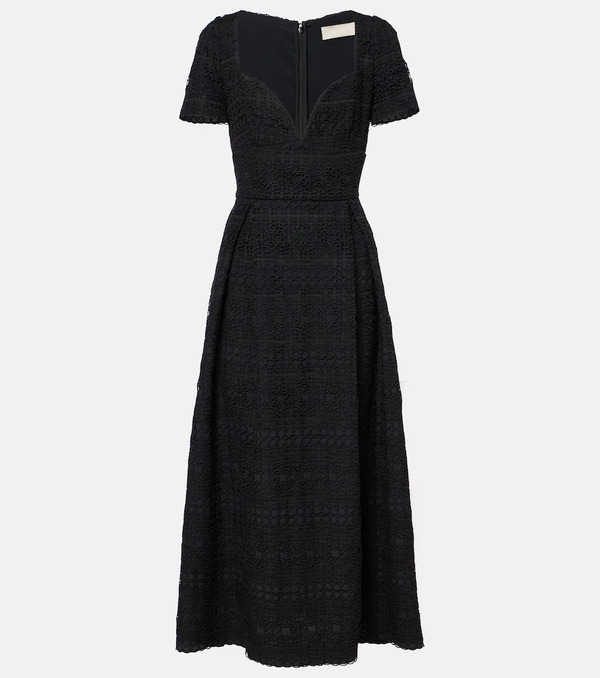  Elie Saab Elie Saab Macrame Midi Dress 