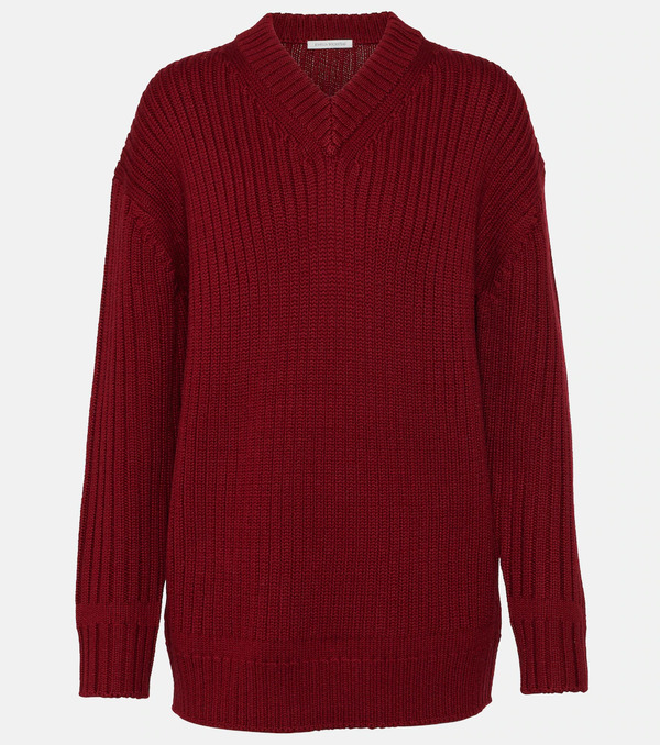  Emilia Wickstead Emilia Wickstead Ribbed-knit Wool Sweater 