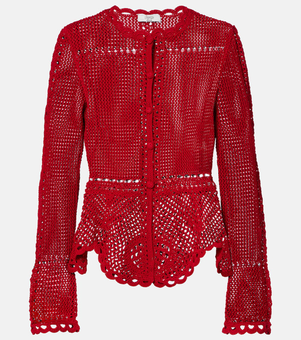  Erdem Erdem Crochet Cotton Cardigan 