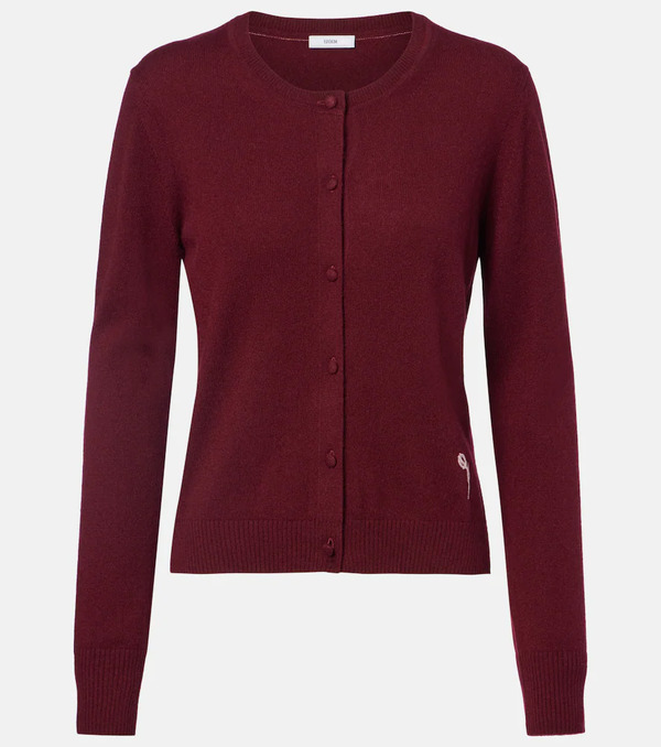  Erdem Erdem Embroidered Cashmere And Wool Cardigan 