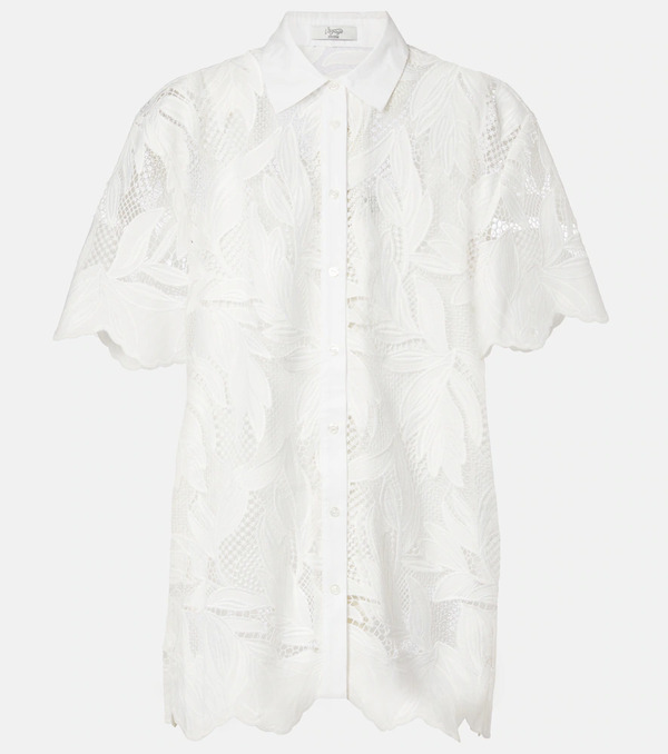  Erdem Erdem Embroidered Mesh Shirt 