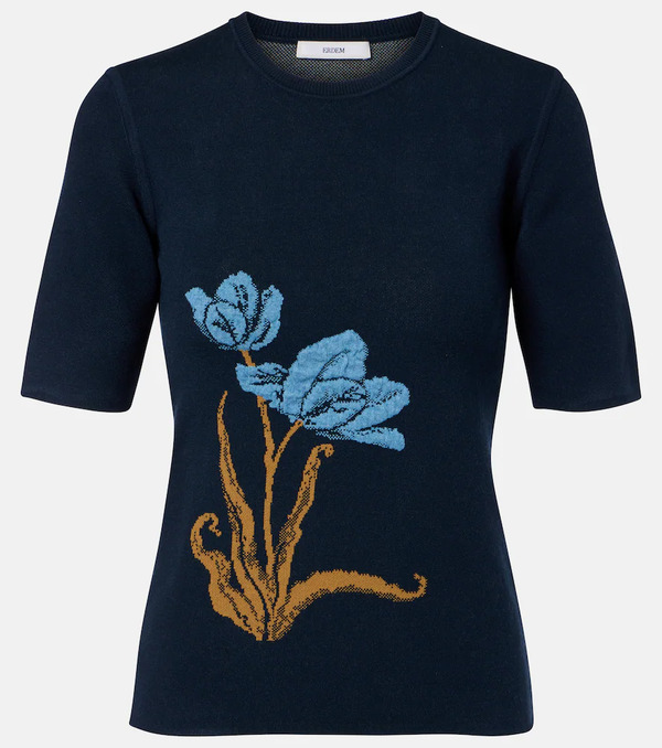  Erdem Erdem Floral Jacquard Sweater 