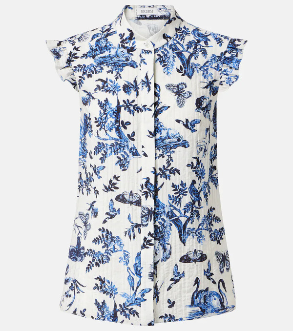  Erdem Erdem Floral Jacquard Top 