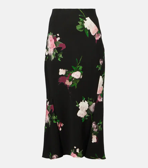  Erdem Erdem Floral Midi Skirt 