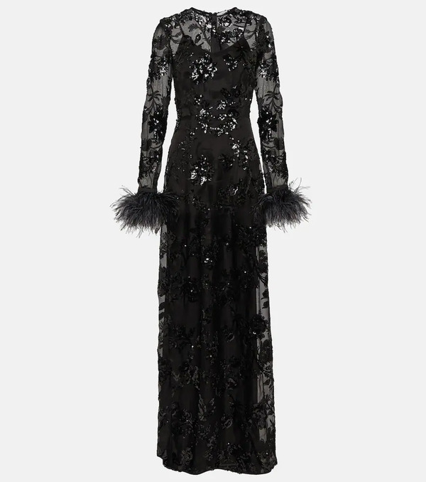  Erdem Erdem Malvina Embellished Silk Gown 