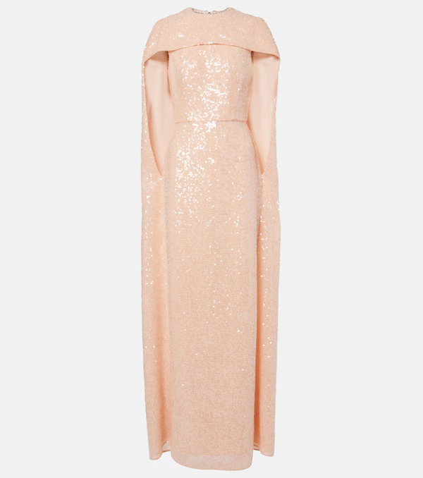  Erdem Erdem Sequined Chiffon Gown 