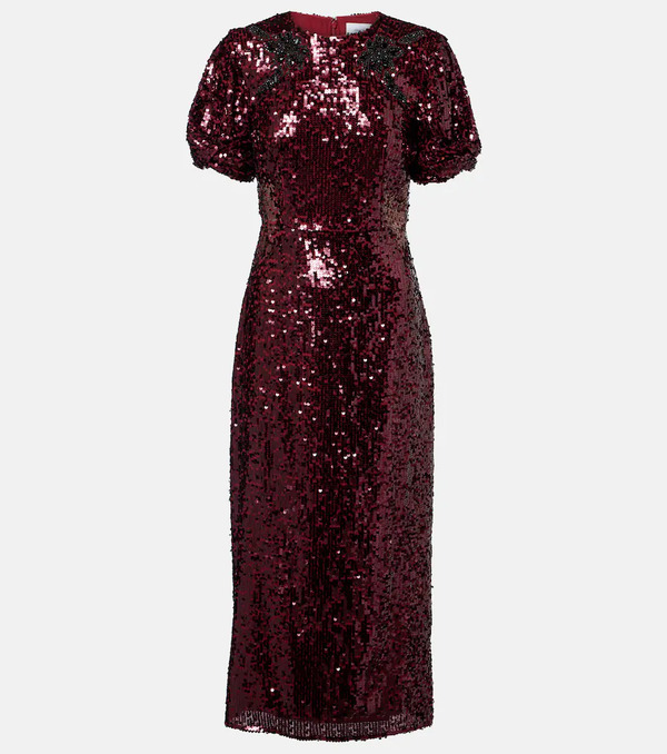  Erdem Erdem Sequined Midi Dress 