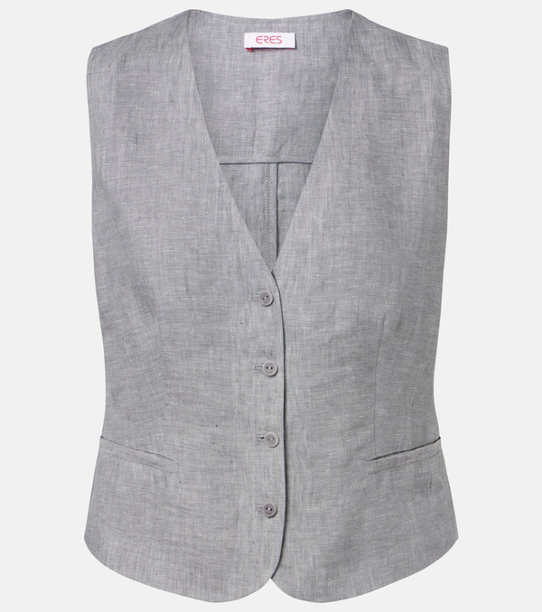  Eres Eres Creatif Linen Vest 
