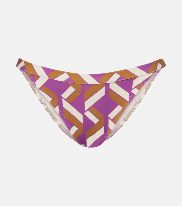  Eres Eres Fever Printed High-rise Bikini Bottoms 