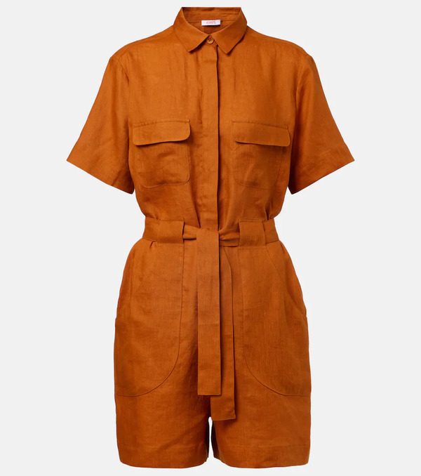  Eres Eres Genereux Linen Romper 