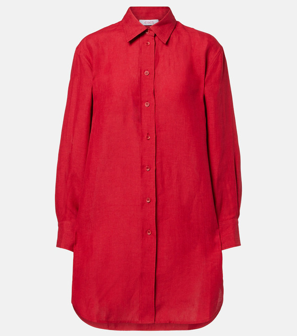  Eres Eres Mignonette Oversized Linen Shirt 