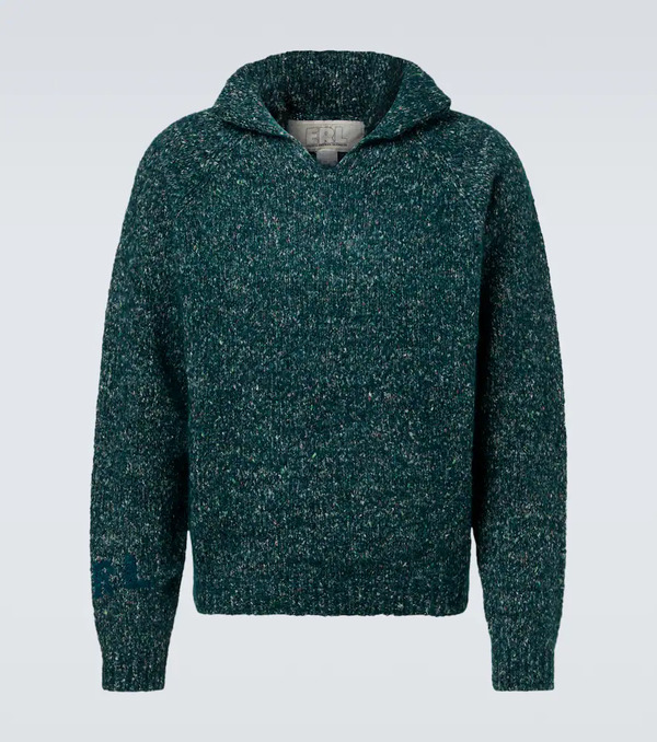  Erl Erl Alpaca, Wool, And Cotton-blend Sweater 