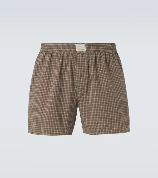  Erl Erl Checked Cotton Boxers 