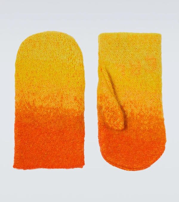  Erl Erl Gradient Mohair-blend Mittens 