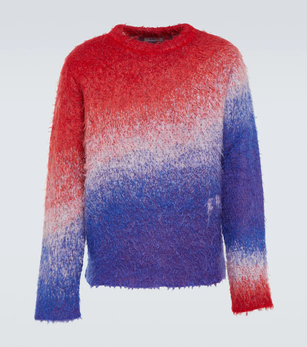  Erl Erl Gradient Mohair-blend Sweater 
