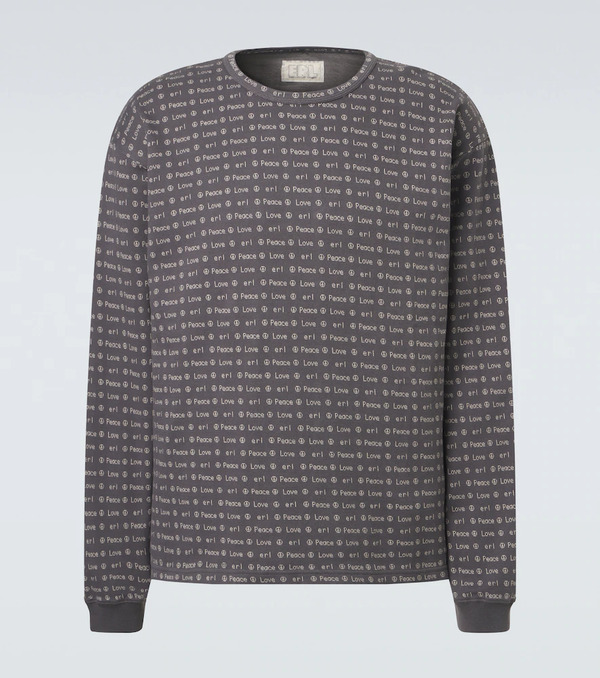  Erl Erl Jacquard Cotton Sweater 