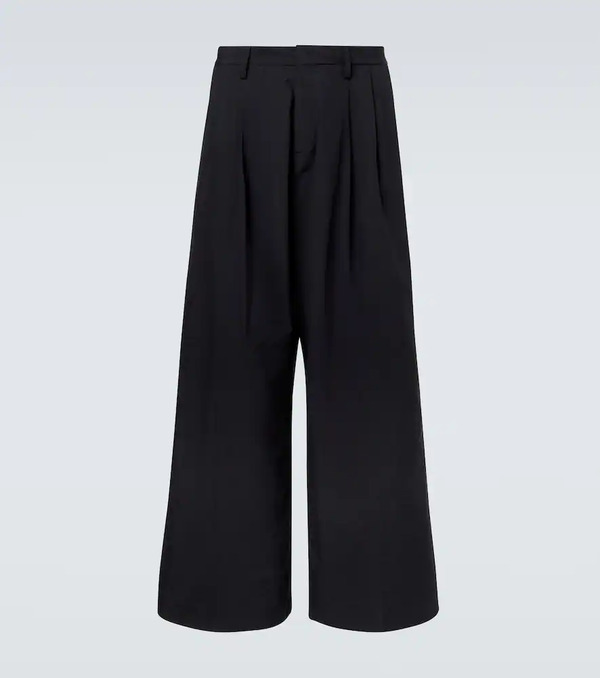  Erl Erl Pleated Wide-leg Pants 