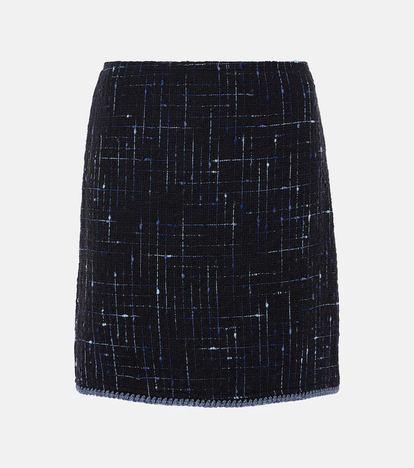  Etro Etro Cotton-blend Tweed Miniskirt 