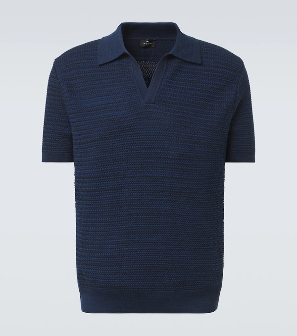  Etro Etro Cotton Polo Sweater 