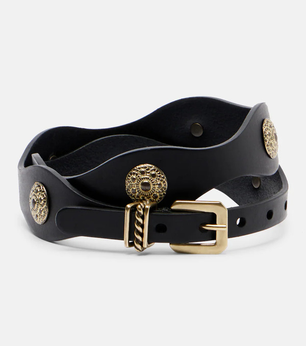  Etro Etro Embellished Leather Belt 