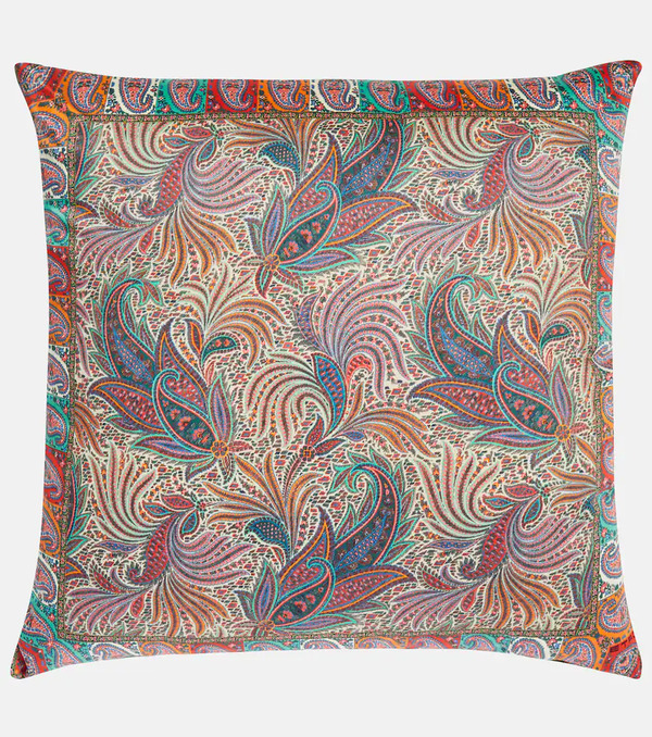  Etro Etro Embroidered Cotton Cushion 