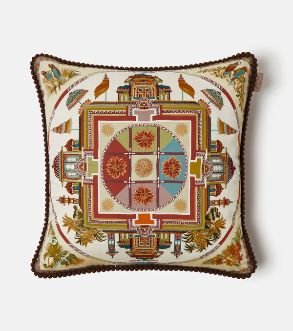  Etro Etro Embroidered Cotton Cushion 