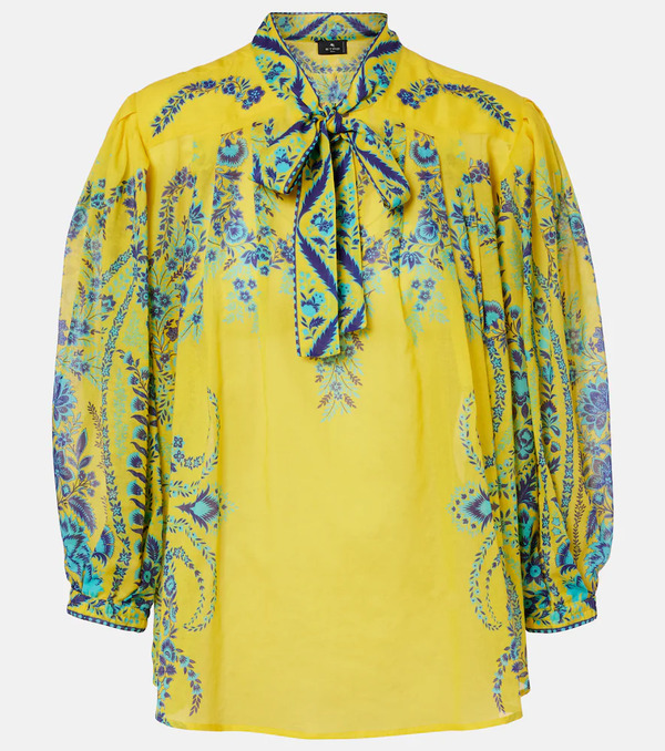  Etro Etro Floral Cotton Top 