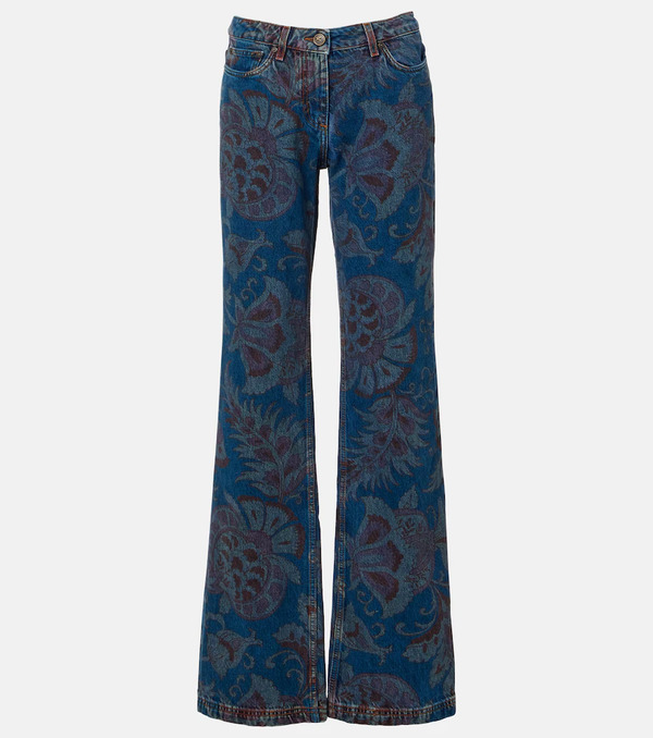  Etro Etro Floral Flared Jeans 
