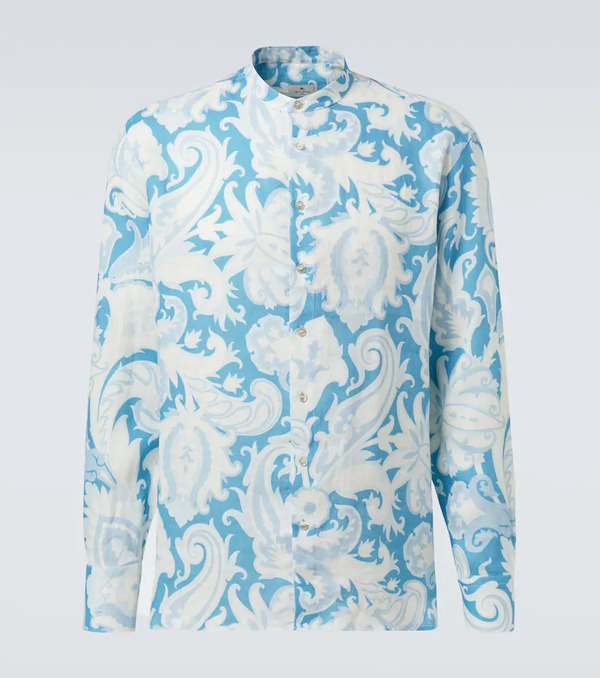  Etro Etro Floral Linen Shirt 