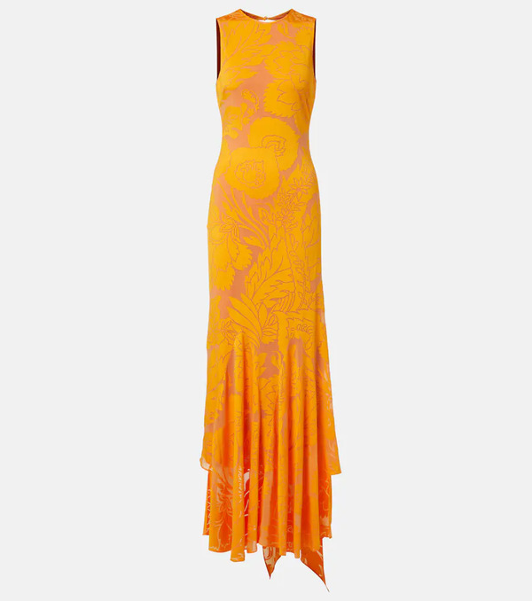  Etro Etro Floral Open-back Maxi Dress 