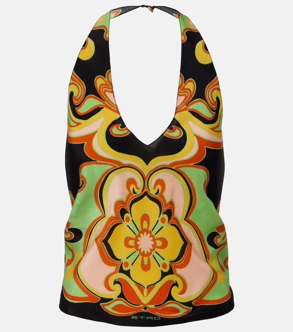  Etro Etro Floral Silk Top 