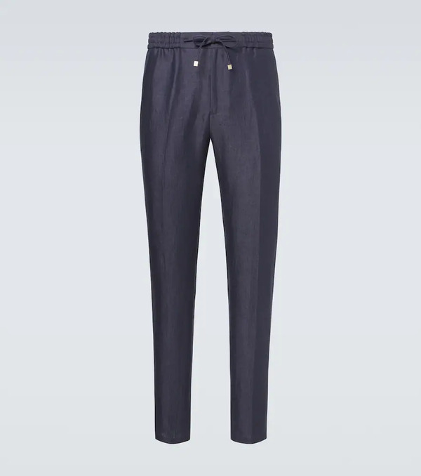  Etro Etro Linen Slim Pants 