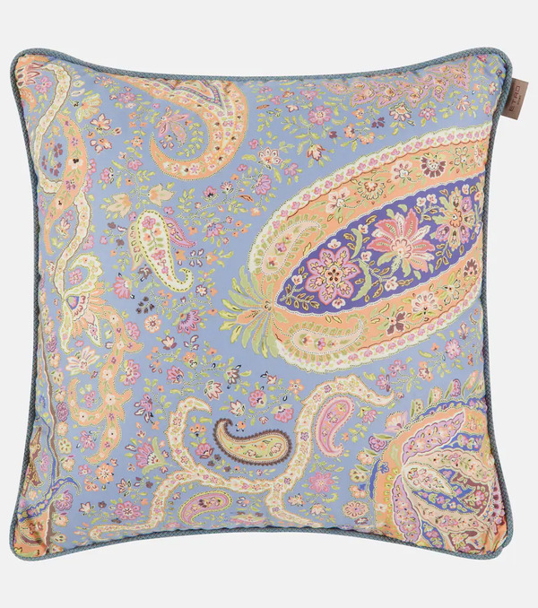  Etro Etro Maranta Embroidered Cotton Cushion 