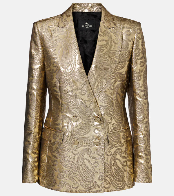  Etro Etro Paisley Brocade Blazer 