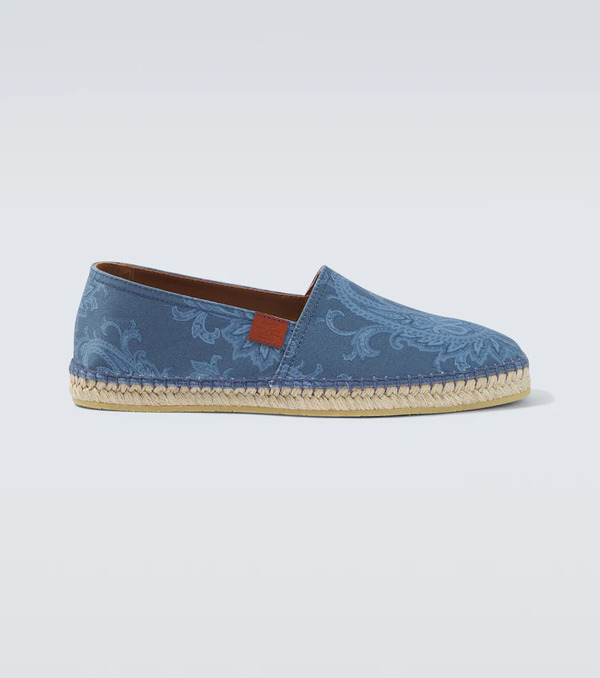  Etro Etro Paisley Gabardine Espadrilles 