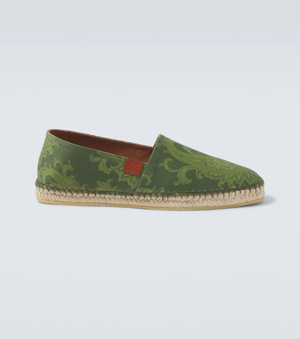 Etro Etro Paisley Gabardine Espadrilles 