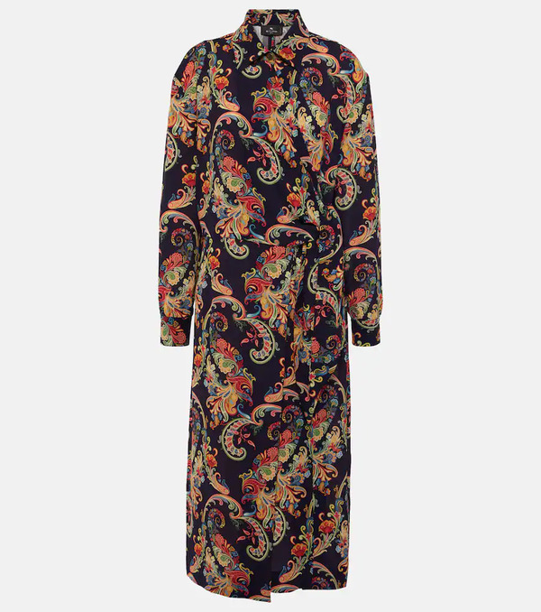  Etro Etro Paisley Shirt Dress 