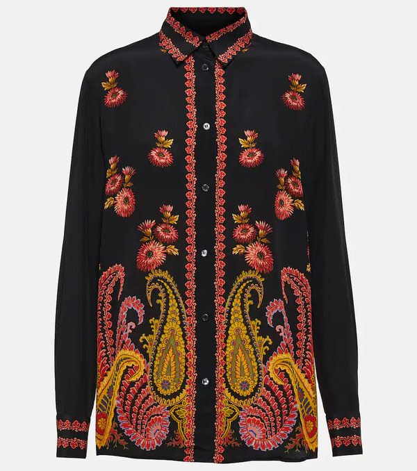  Etro Etro Paisley Silk Blouse 