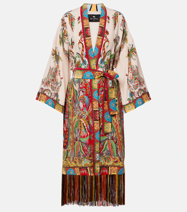  Etro Etro Paisley Silk Kaftan 