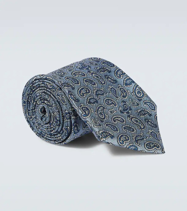  Etro Etro Paisley Silk Tie 